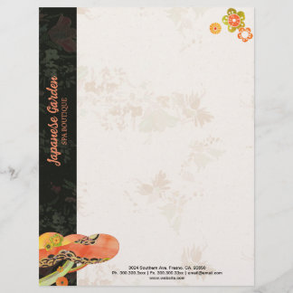Papier À En-tête Élégant japonais Washi Motif