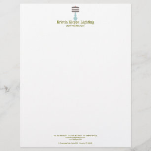 Papier À En-tête En-tête de la lampe de tableau 3