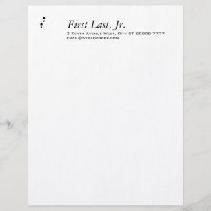 Papier À En-tête Étapes de pied