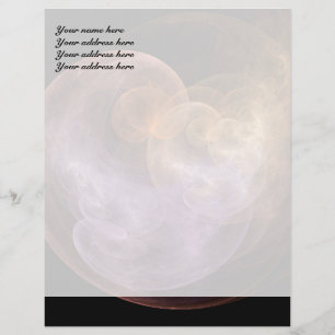 Papier À En-tête Fleurs de l'espace