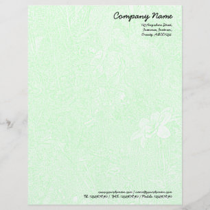 Papier À En-tête Jardin - Vert subtil