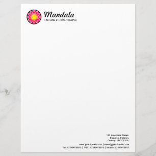 Papier À En-tête Kaleidoscopic Mandala 06