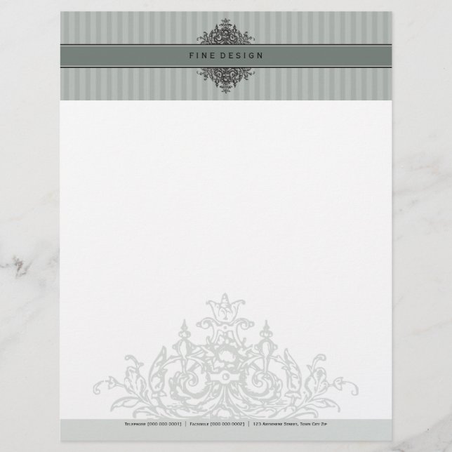 Papier À En-tête LETTERHEAD - belle renaissance 8 (Devant)