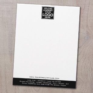 Papier À En-tête Logo Office ou Business de base