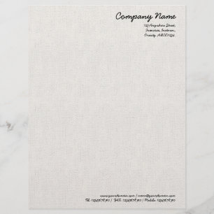 Papier À En-tête Look Canvas