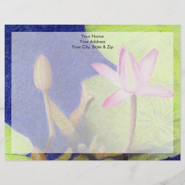 Papier À En-tête Lotus (Devant)