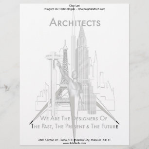 Papier À En-tête Personnalisable Architectes
