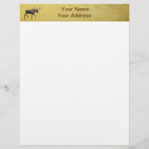 Papier À En-tête Personnalisable Bull Moose