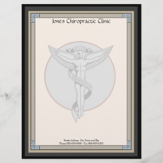 Papier À En-tête Personnalisable Chiropratique Chiropraticien en chef