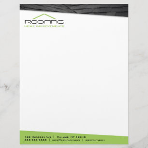 Papier À En-tête Personnalisable Couvrir l'en-tête de lettre professionnel
