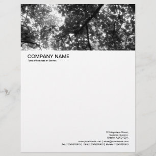 Papier À En-tête Personnalisable En-tête grande image - Canopée en bois