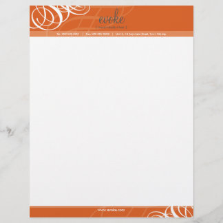Papier À En-tête Personnalisable LETTRE D'ENTREPRISE :: vogue de concepteur 14