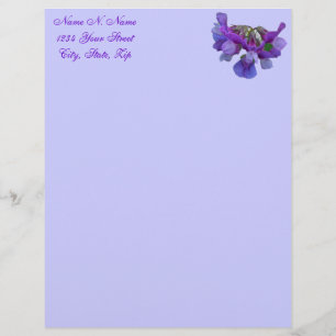 Papier À En-tête Personnalisable Pois de plage (Lathyrus maritimus)