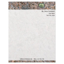 Texture personnelle de roche avec l'adresse de