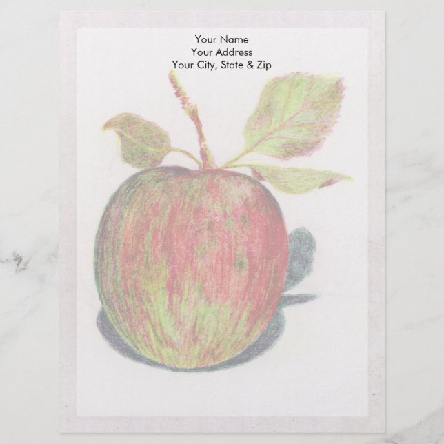 Papier À En-tête Personnalisé Apple (Devant)