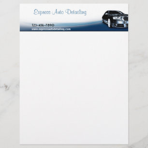 Papier À En-tête Personnalisé Atelier de réparation automobile