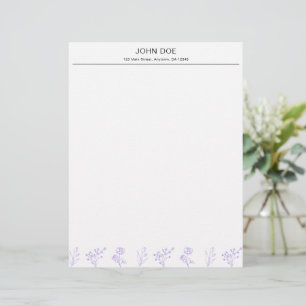Papier à en-tête personnalisé avec nom et adresse