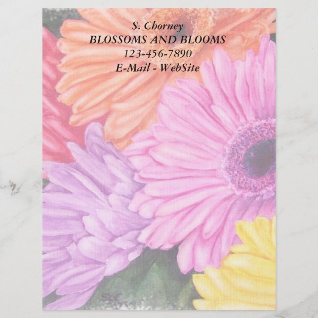 PAPIER À EN-TÊTE PERSONNALISÉ BRILLIANT GERBERS EN-TÊTE LETTERHEAD PERSONNALISAB (Devant)