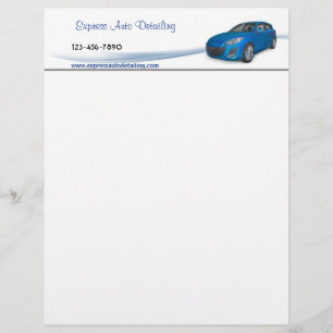 Papier À En-tête Personnalisé Concessionnaire automobile d'occasion