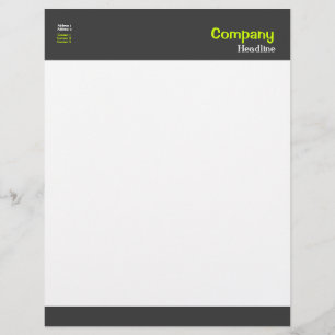 Papier À En-tête Personnalisé En-tête professionnelle