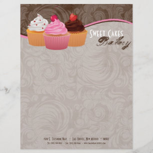 Papier À En-tête Personnalisé la tasse 8.5x11 durcit la tête douce de lettre de