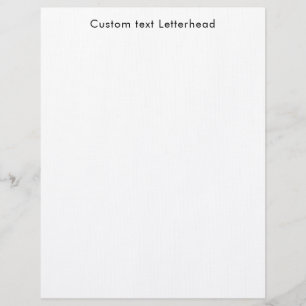 Papier à en-tête personnalisé professionnel