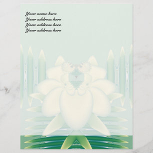 Papier À En-tête Personnalisé Rose jaune
