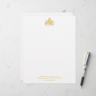 Papier à en-tête professionnel personnalisable pou