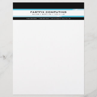 Papier À En-tête SIMPLE EN-TÊTE :: high-tech zing 8