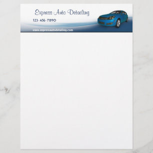 Papier À En-tête Vendeur automobile
