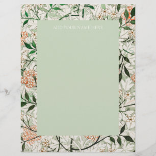 PAPIER À EN-TÊTE : WILLIAM MORRIS : "JASMINE"