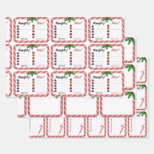 Papier à enveloppement de Noël coquin et joli