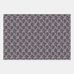 Papier à enveloppement en treillis de Cornflower