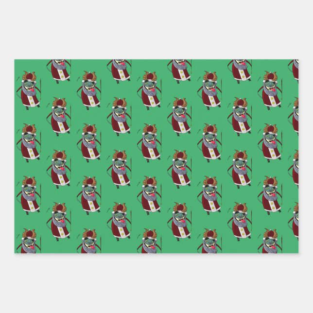 Papier à enveloppement Krampus (Devant 2)