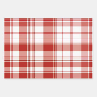 Papier à enveloppement rouge 3-pack