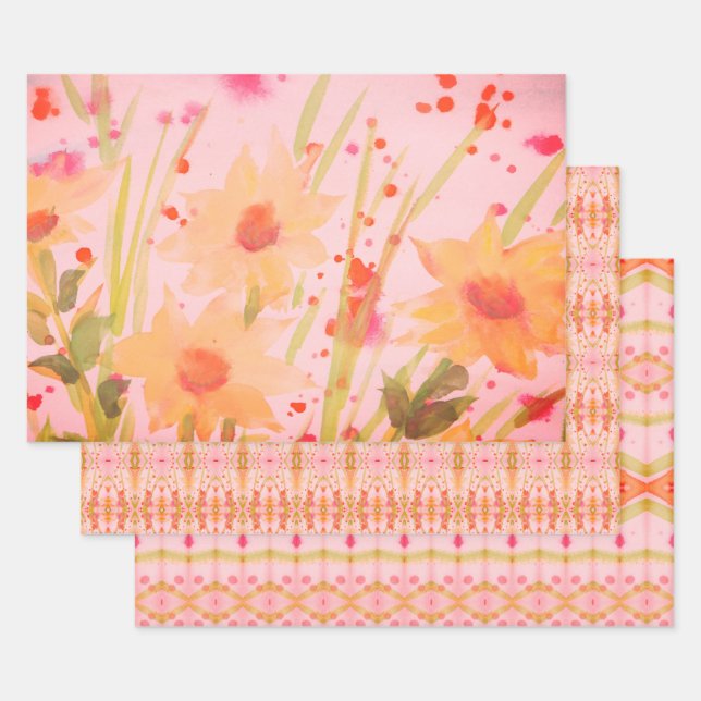 Papier à enveloppement très décoratif (Lot)