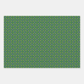 Papier à envelopper avec motif géométrique moderne