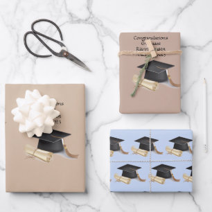 Papier à envelopper de troisième cycle Feuille pla