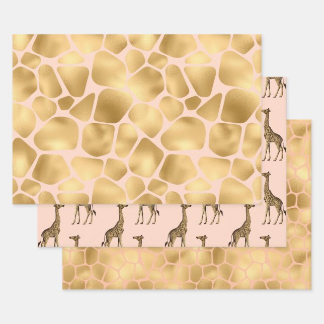 Papier à envelopper Feuille plate de 3 (Lot)