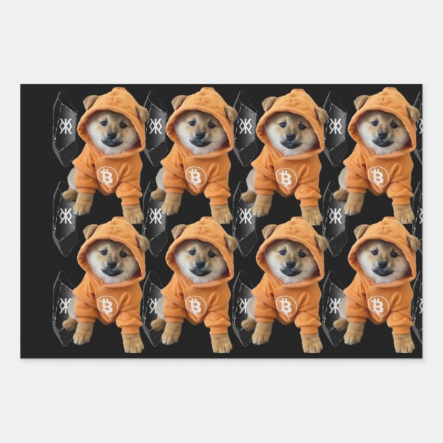 Papier à envelopper Feuille plate de 3 (Devant)