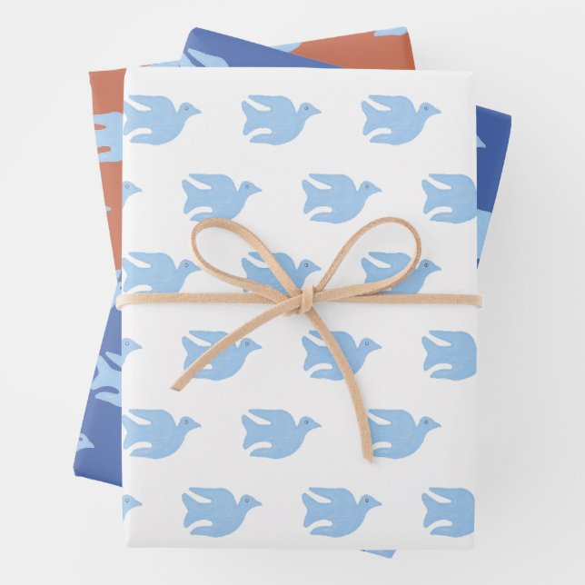 Papier à envelopper Feuille plate de 3 (En situation)