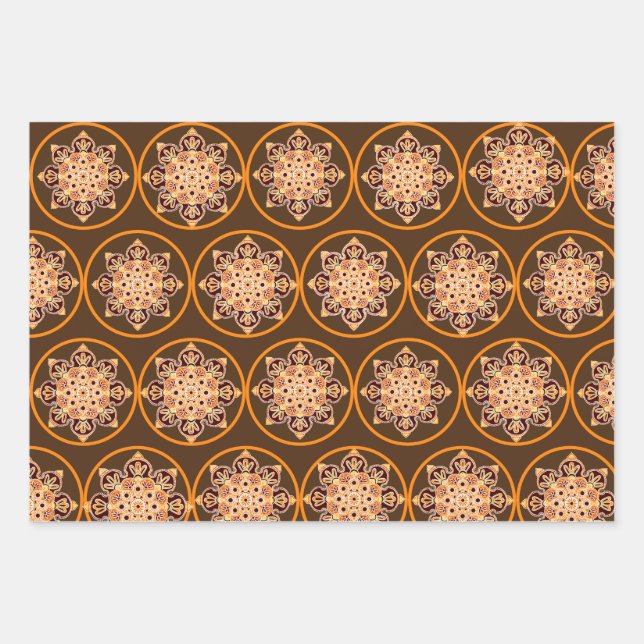 Papier à envelopper Feuille plate de 3 (Devant)