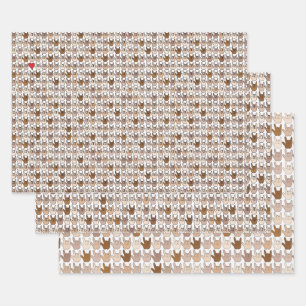 Papier à envelopper Feuille plate de 3