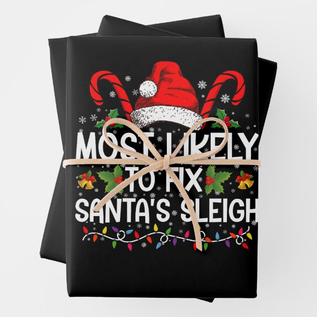 Papier à envelopper Feuille plate de 3 (En situation)