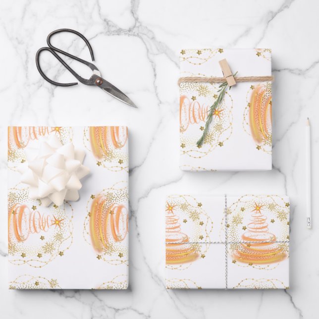 Papier à envelopper Feuille plate de 3 (Recto)