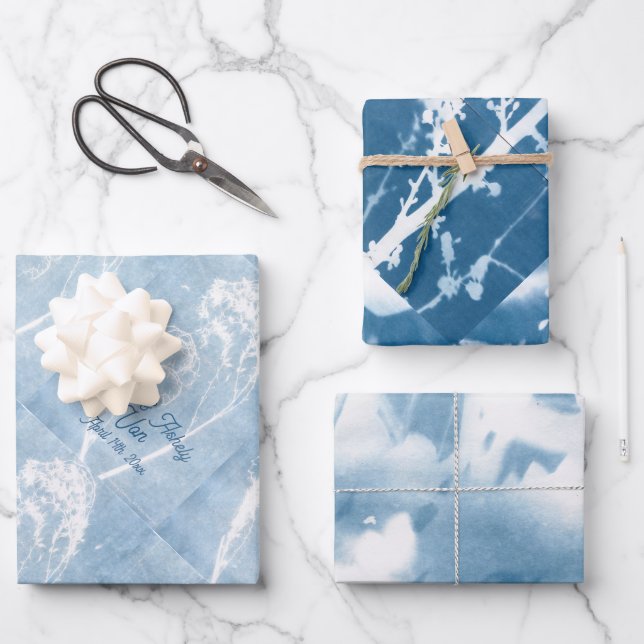 Papier à envelopper Feuille plate de 3 (Recto)