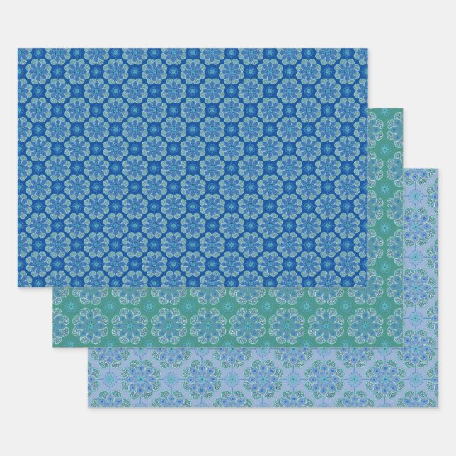 Papier à envelopper Feuille plate de 3 (Lot)