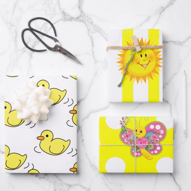 Papier à envelopper Feuille plate de 3 (Recto)