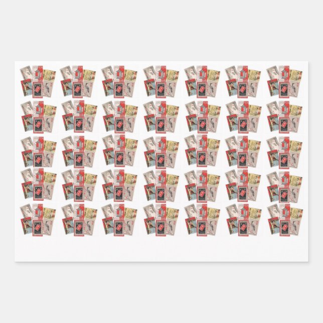 Papier à envelopper Feuille plate de 3 (Devant)