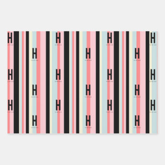 Papier à envelopper "Happy Stripes" par HATARI SAN